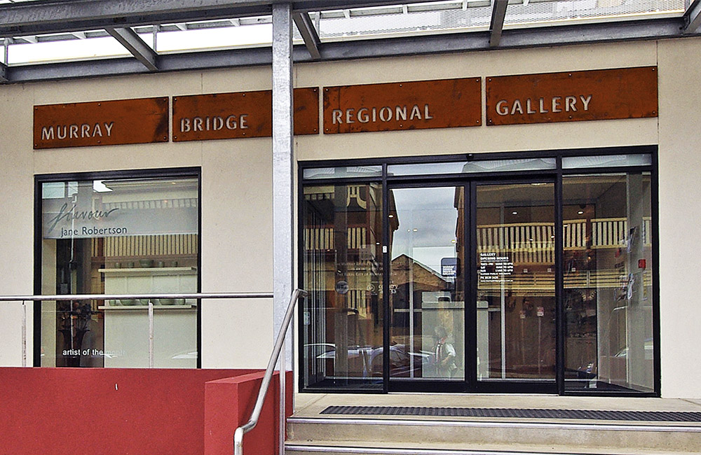 Image of the front of the Murray Bridge Regional Gallery where the event will be held.