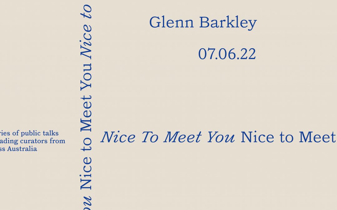 Nice to Meet You: Glenn Barkley