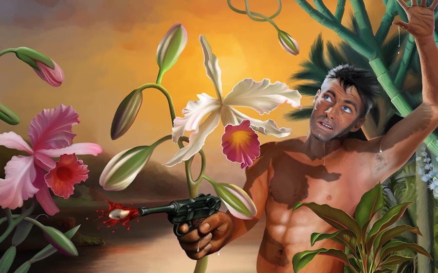 man in the tropics