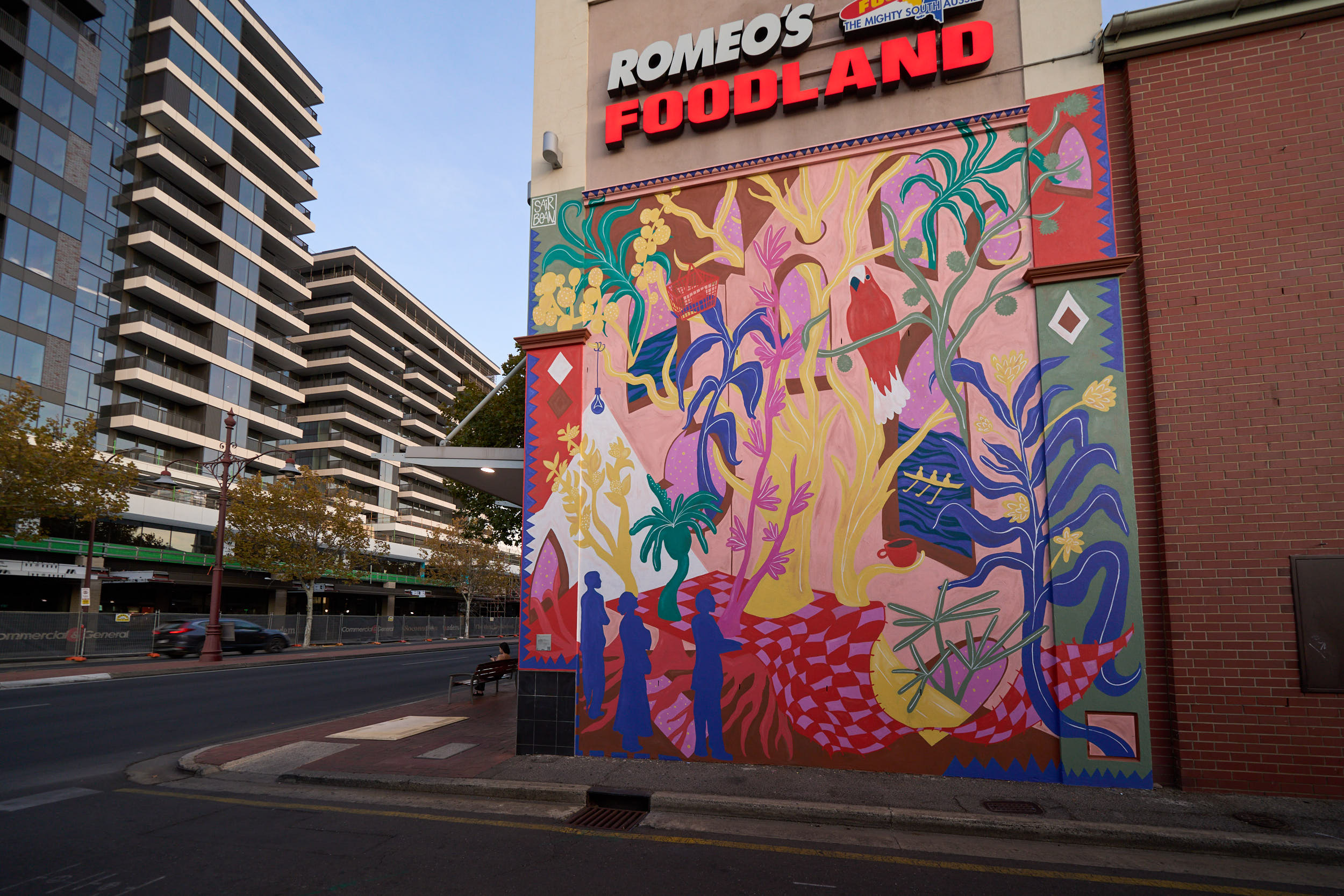 Guildhouse_Sair Bean Oconnell St Mural Nth Adl_Completion Photos_Apr13 2025_010_LoRes