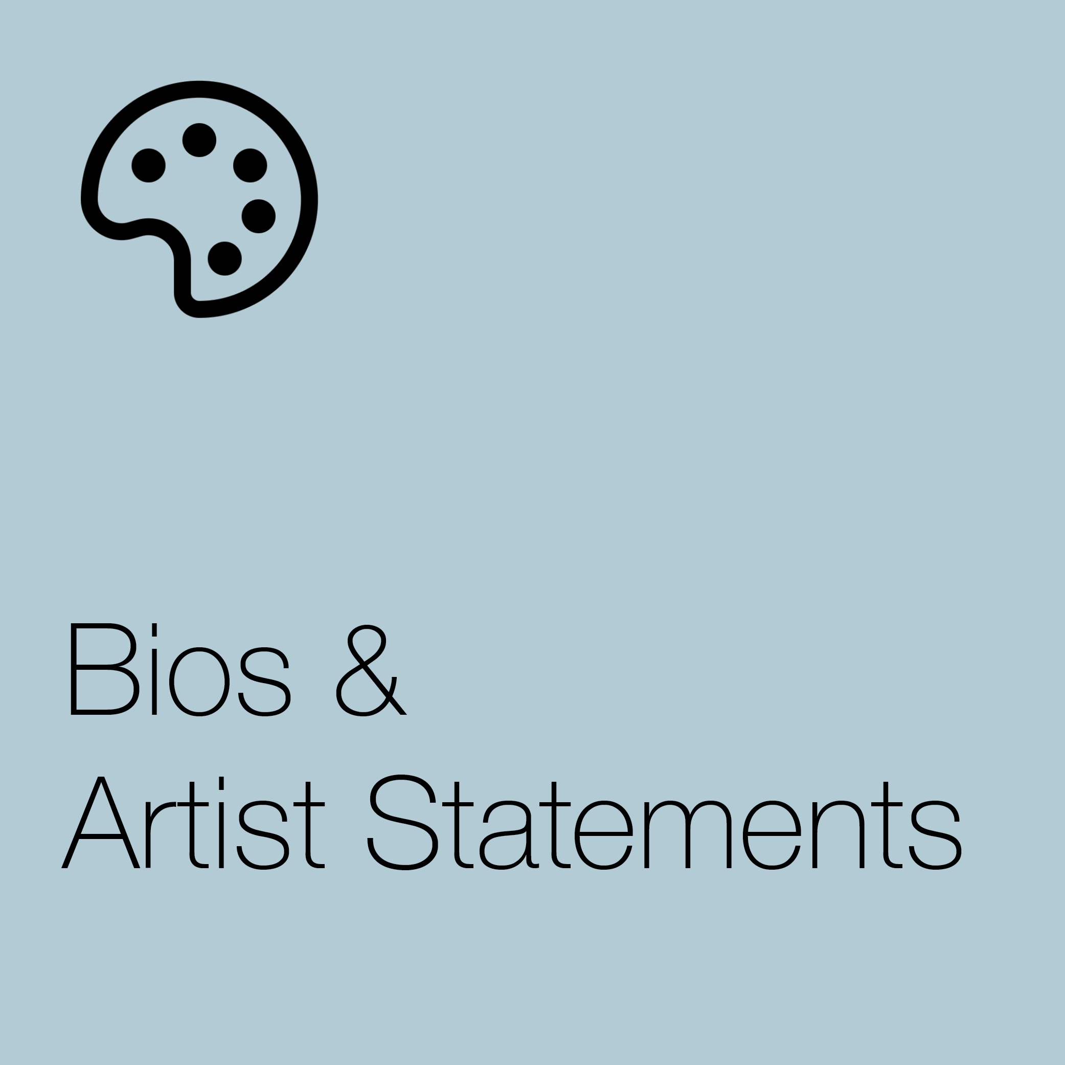 Artist Statements