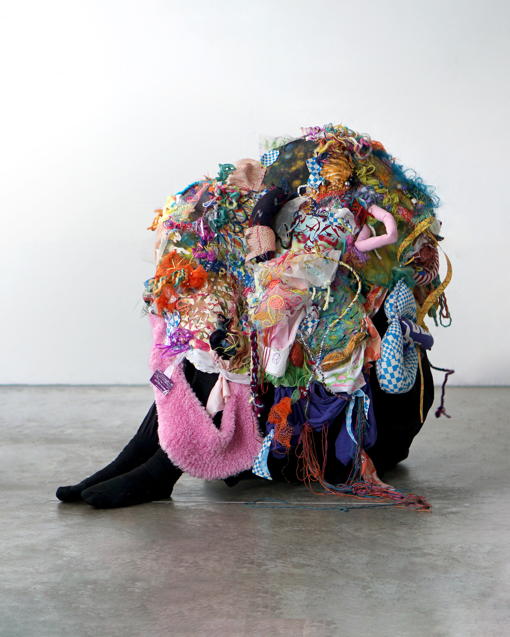 Artwork Patchwork of Names - mixed media - photo by Dai Trang copy
